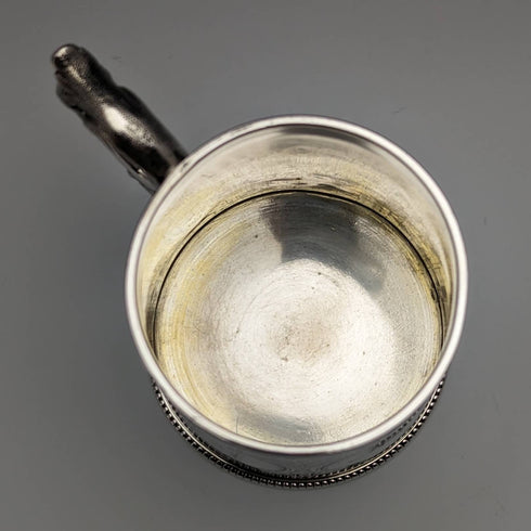 1865年 英国アンティーク 純銀製マグカップ 148g HL Lias and Son